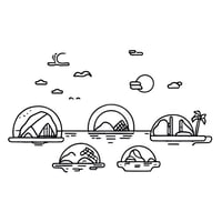 computers in separated islands in the ocean computers in separated islands in the ocean